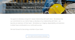 Desktop Screenshot of ctjconstruction.com